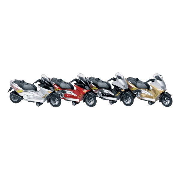 Motocicleta Die Cast cu sunete si lumini, lungime 12.5 cm