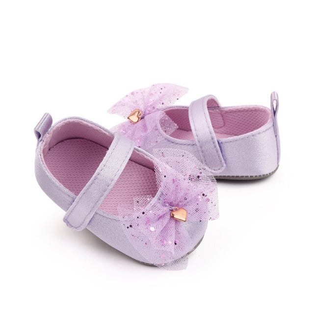 Pantofiori lila din satin - 3 | YEO