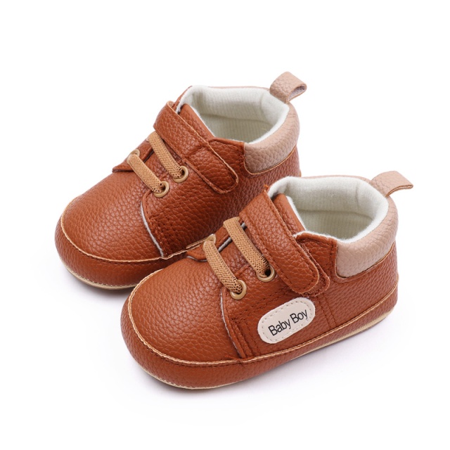 Pantofiori maro pentru baietei - Baby Boy - 2 | YEO