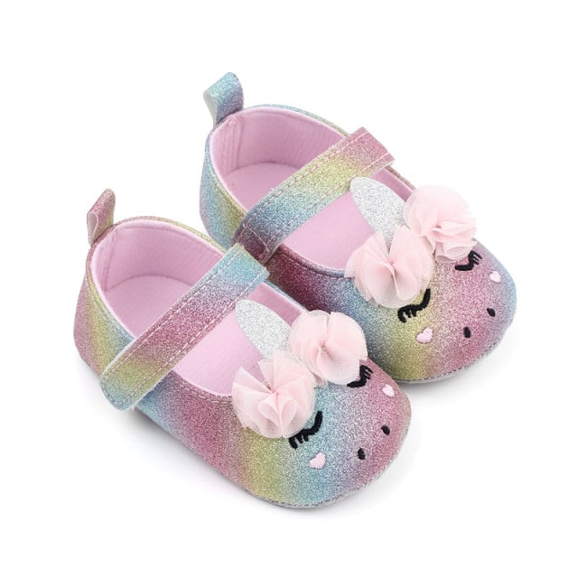 Pantofiori multicolori pentru fetite - Unicorn - 3 | YEO