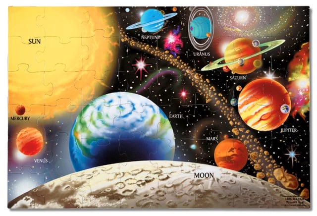 Puzzle de podea Sistemul Solar Melissa and Doug