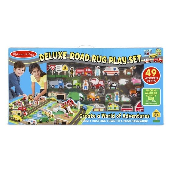 Set de joaca si covoras orasul Melissa and Doug - 2 | YEO