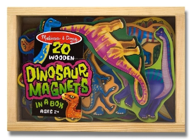 Dinozauri din lemn cu magneti Melissa and Doug