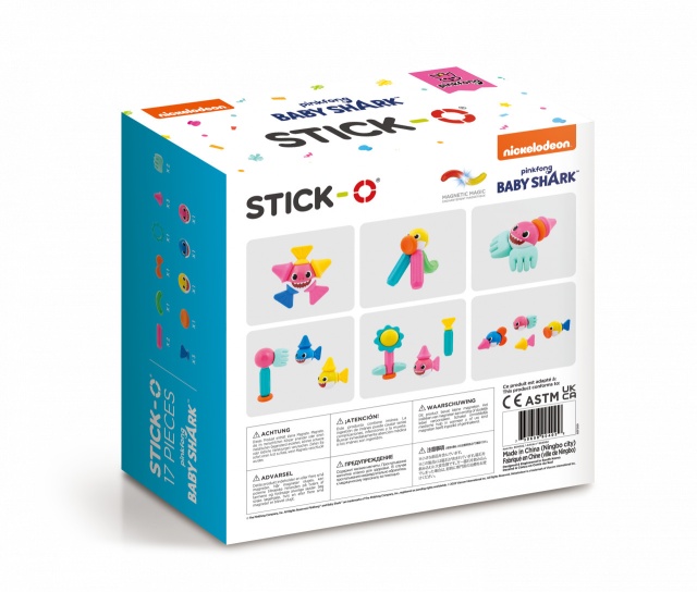 Joc cu magneti Stick-O, Baby Shark - 2 | YEO