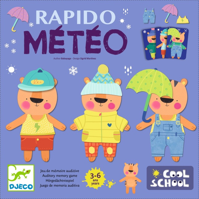 Joc de memorie Rapido Meteo, Djeco - 1 | YEO