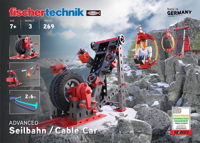 Kit STEM Transport pe cablu, Fischertechnik - 1 | YEO