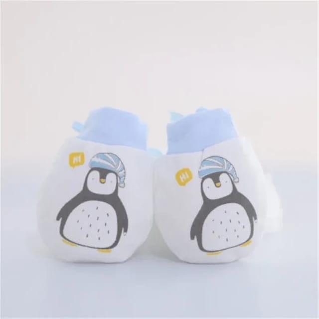 Manusi de protectie pentru bebelusi - Pinguin