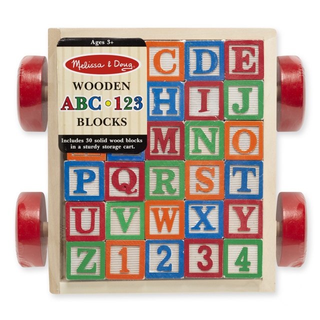 Melissa and Doug - Carucior cu cuburi ABC - 2 | YEO