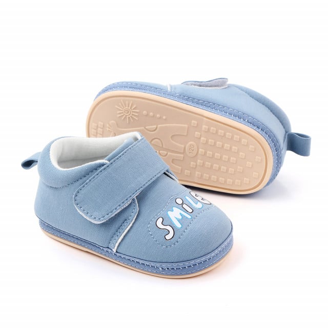 Pantofiori albastri pentru baietei - Smile - 2 | YEO