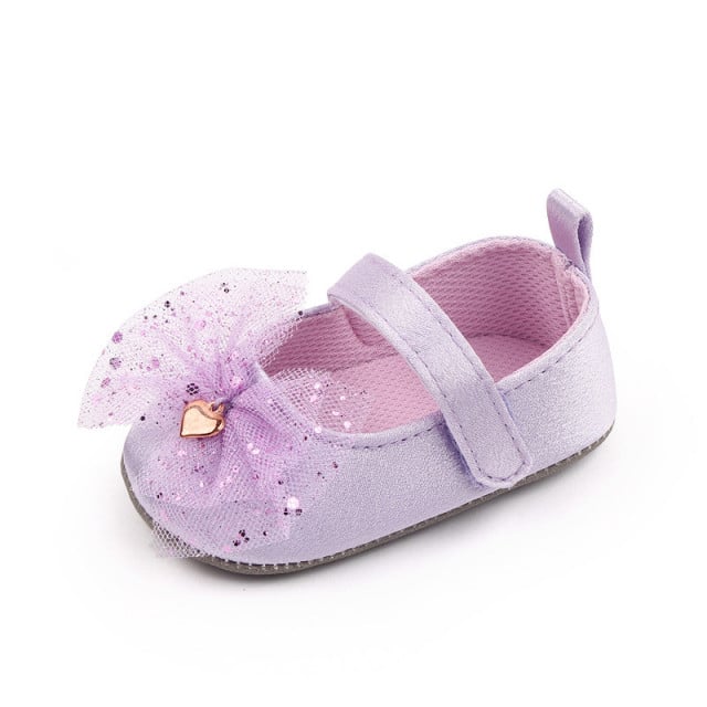 Pantofiori lila din satin - 4 | YEO