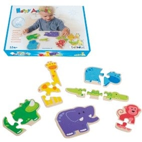 Primul meu puzzle Animale vesele - Beleduc - 2 | YEO