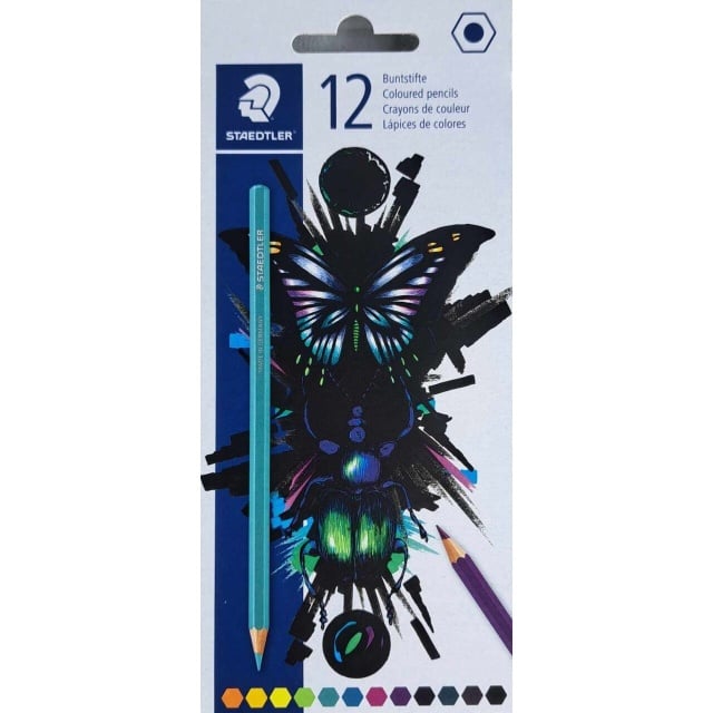 Set 12 creioane colorate Trend, Staedtler