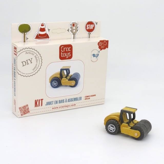 Set de constructie vehicul de santier Buldozerul Fleur, Croc toys - 2 | YEO