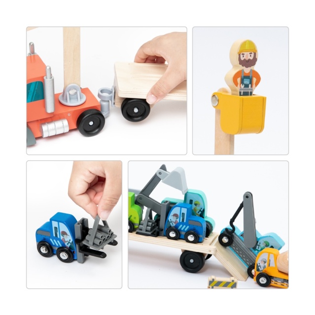 Set mare de vehicule pentru constructii, UMU Toys - 2 | YEO