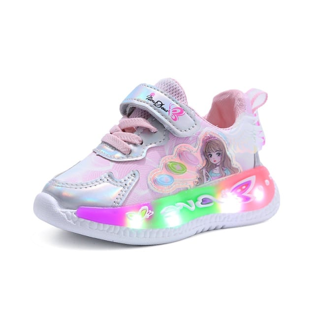 Adidasi colorati cu luminite - Baby doll - 3 | YEO