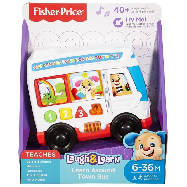 Autobuzul cu lumini si sunete Laugh&Learn - Fisher Price