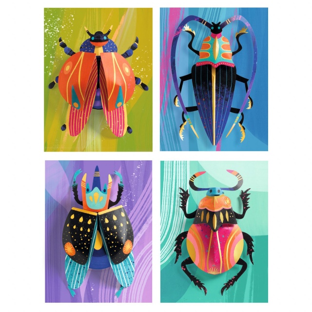 Joc creativ Insecte stralucitoare, Djeco - 1 | YEO