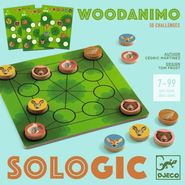 Joc de logica Woodanimo, Djeco - 2 | YEO