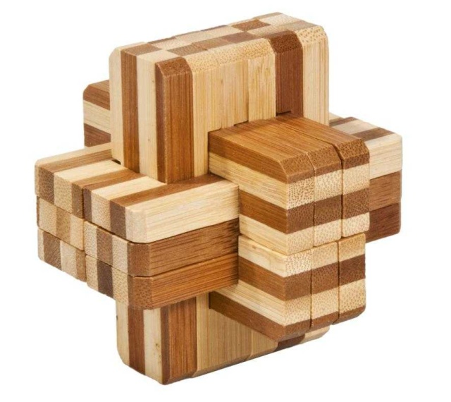 Joc logic IQ 3DPuzzle Block cross, Fridolin