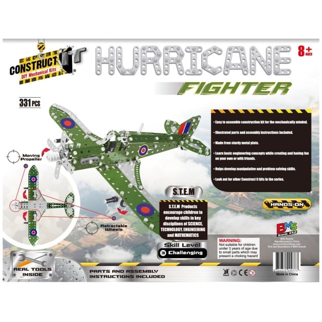 Kit STEM Huricane fighter, nivel avansat - 1 | YEO