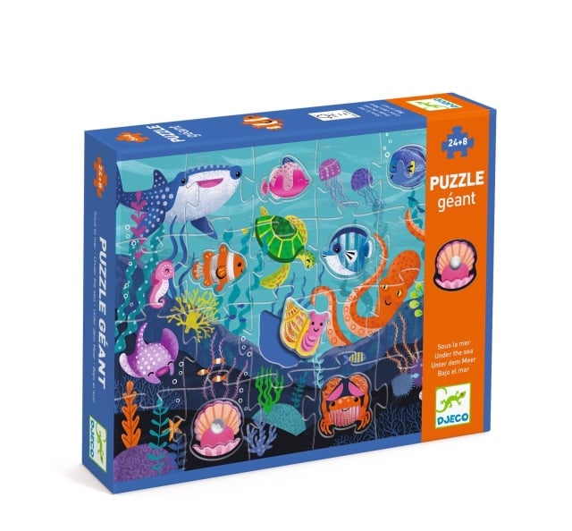 Puzzle gigant Aventuri in mare, Djeco