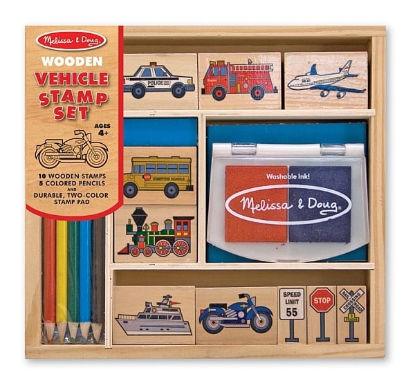 Set de stampile Vehicule Melissa and Doug