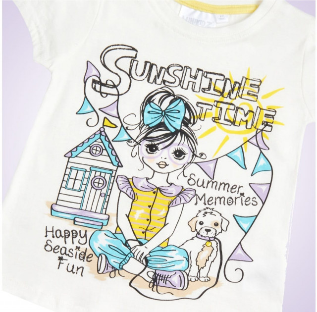 Tricou fetite - Sunshine time - 1 | YEO