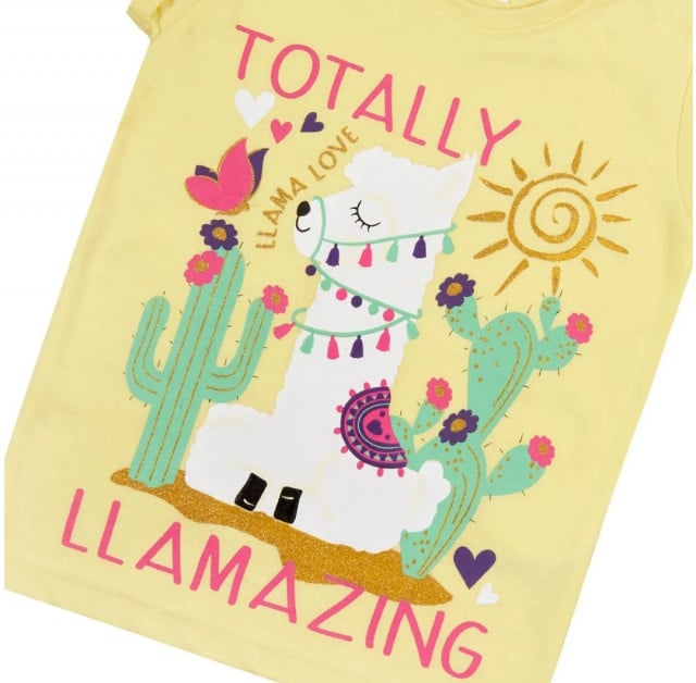 Tricou fetite - Totally llamazing - 1 | YEO