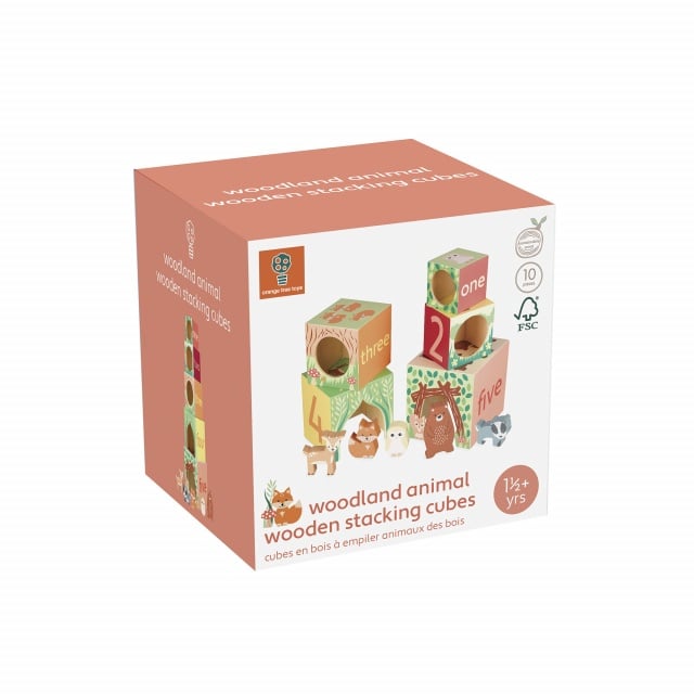 Cuburi de stivuit, Orange Tree Toys - 2 | YEO