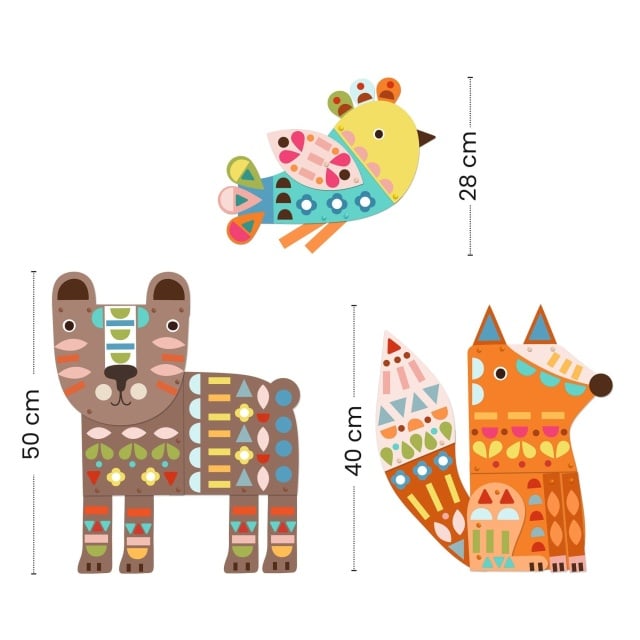 Joc creativ Animale gigantice, Djeco - 1 | YEO