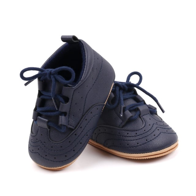 Pantofiori bleumarine pentru baietei - Benny - 2 | YEO