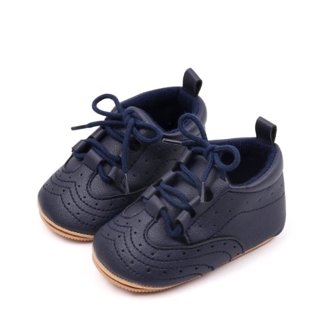 Pantofiori bleumarine pentru baietei - Peter - 3 | YEO