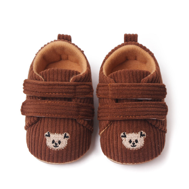 Pantofiori maro din reiat - Teddy - 2 | YEO