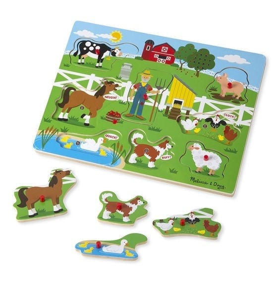 Puzzle cu sunete Old McDonald - 2 | YEO