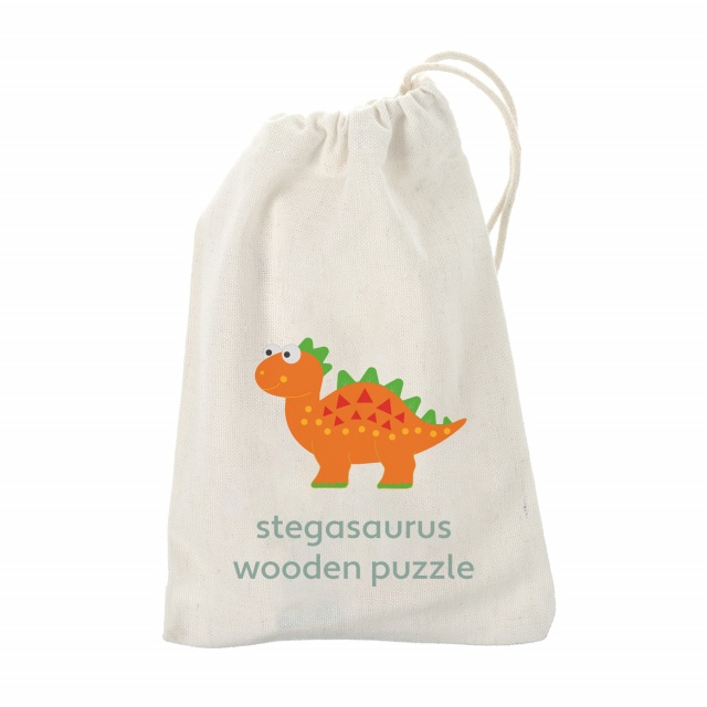 Puzzle dinozaur din lemn - Stegosaurus, Orange Tree Toys - 2 | YEO