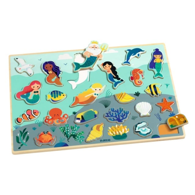 Puzzle lemn Ocean, Djeco - 1 | YEO