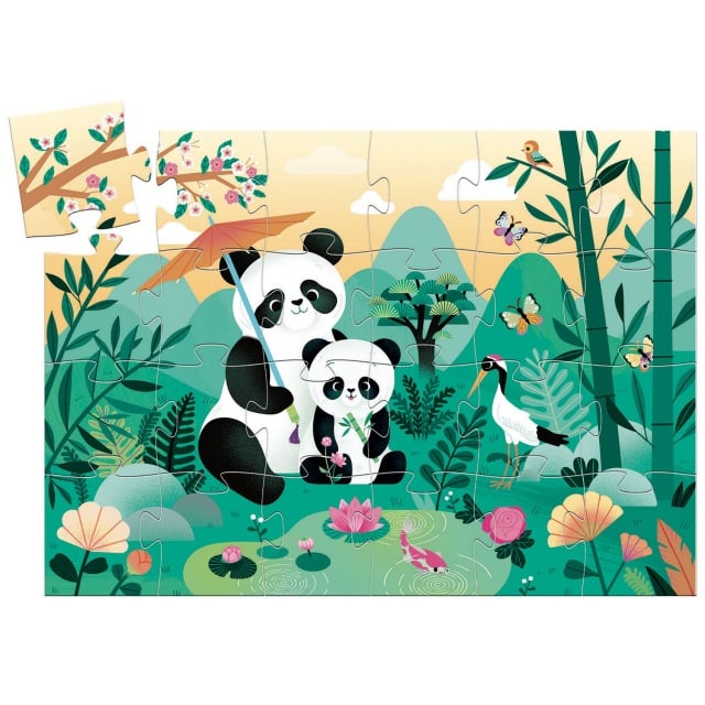 Puzzle Panda Leo, Djeco - 1 | YEO