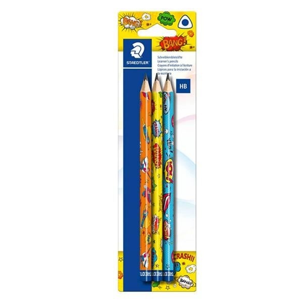 Set 3 creioane grafit jumbo, Staedtler