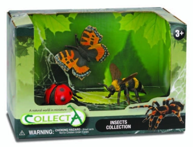 Set 3 figurne Insecte pictate manual SOB Collecta