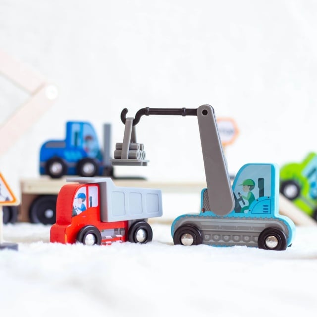 Set de vehicule pentru constructii, UMU Toys - 1 | YEO