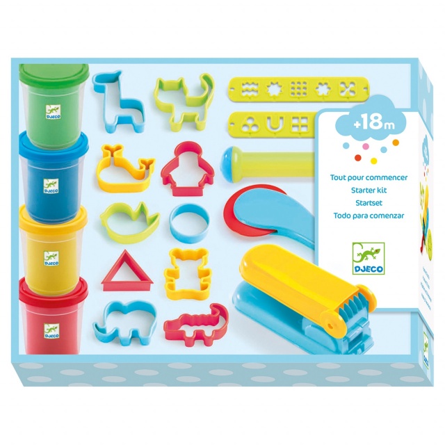 Set modelaj cu plastilina Culori de baza, Djeco