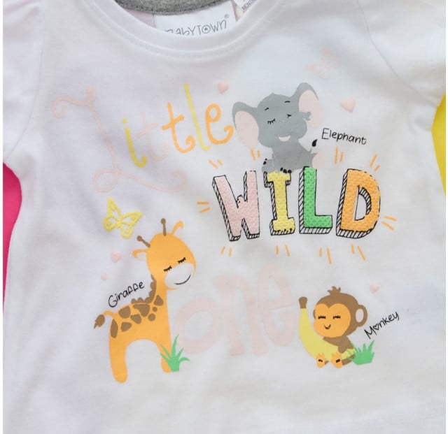 Tricou fetite - Little wild one - 1 | YEO