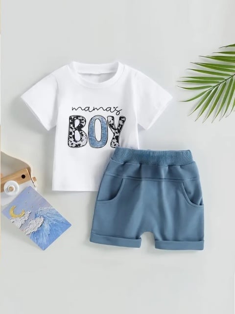 Costumas de vara pentru baietei - Mama\'s boy