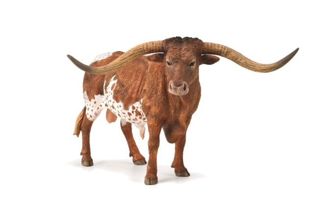 Figurina pictata manual Taur Texas Longhorn