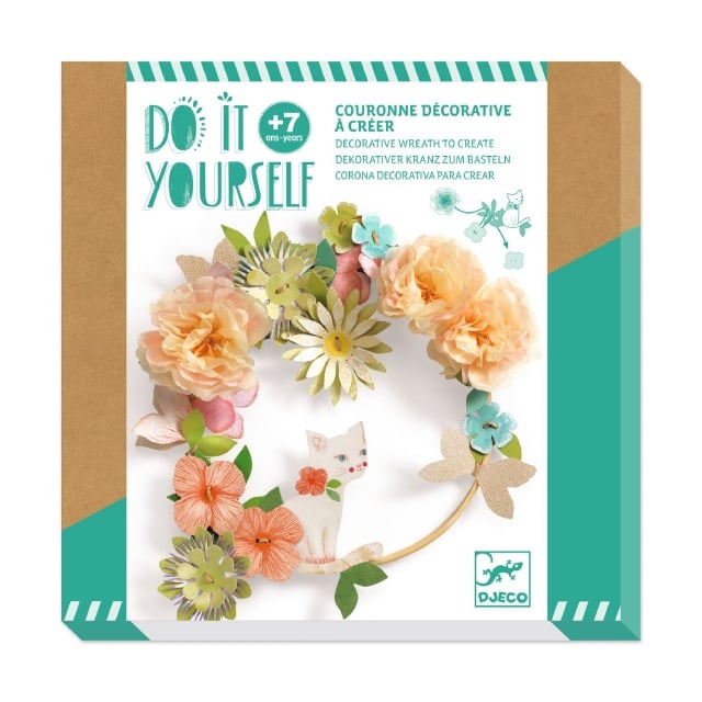 Joc creativ DIY Coronita cu flori Dalia, Djeco