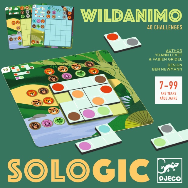 Joc de logica Animale salbatice, Djeco - 2 | YEO