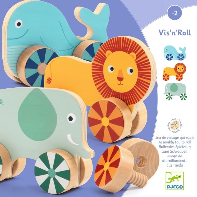 Joc educativ Vis-n-roll, Djeco - 1 | YEO