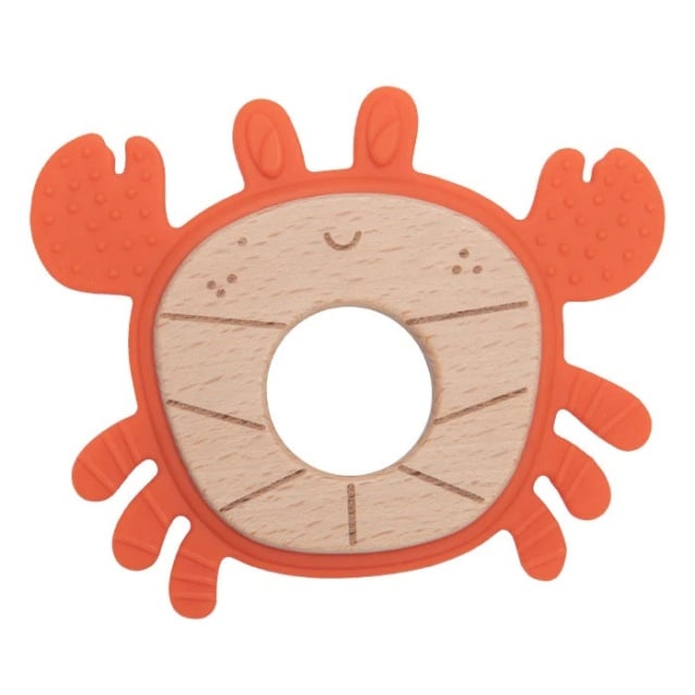 Jucarie bebe Inel de dentitie Crab, Moulin Roty - 3 | YEO