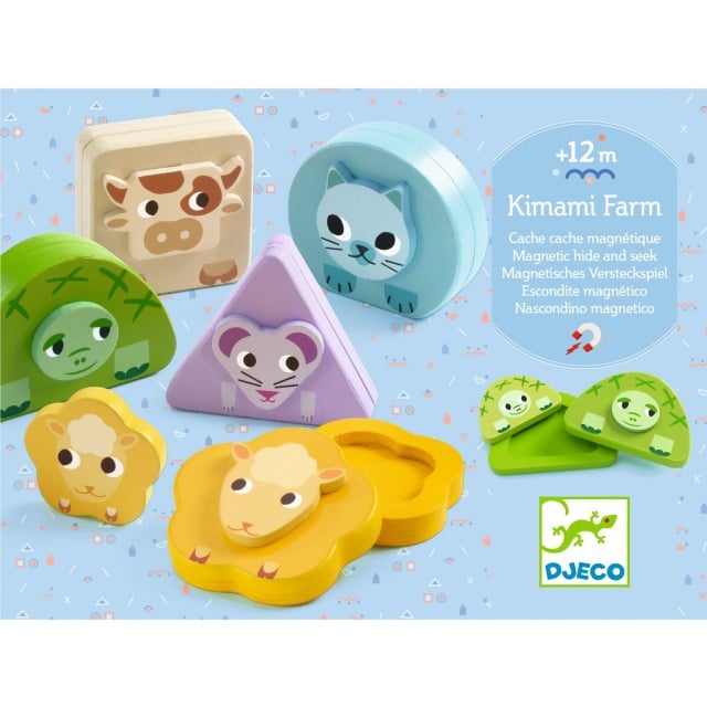 Jucarie educativa bebe Kimami Farm, Djeco - 3 | YEO