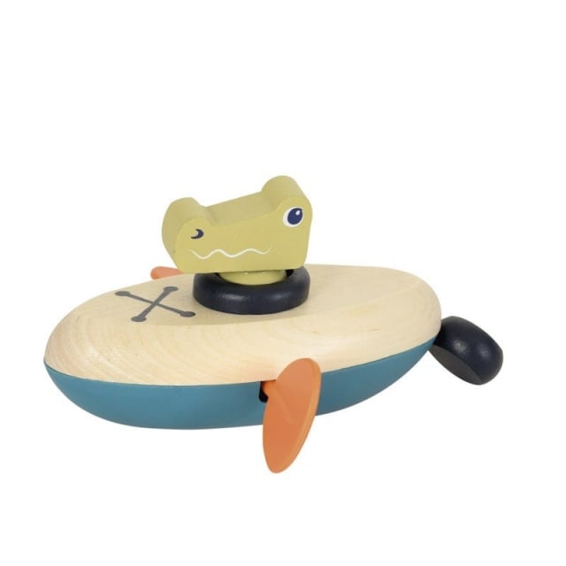 Jucarie pentru baie, Barcuta crocodil, Egmont Toys - 1 | YEO